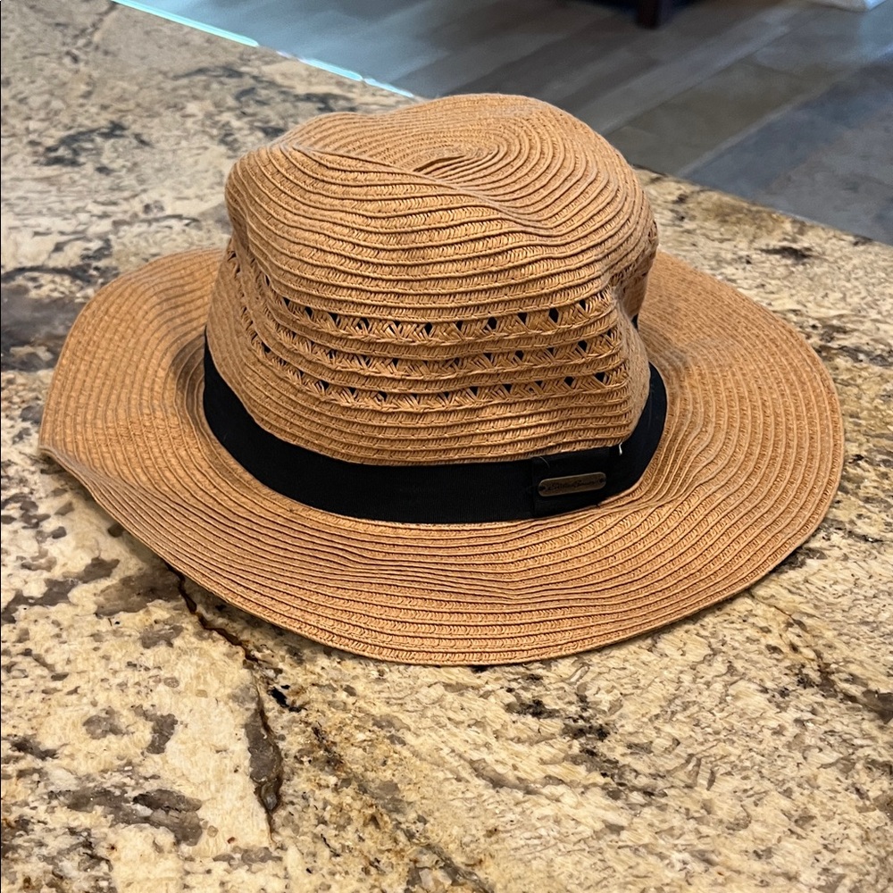 Eddie Bauer Brown Fedora with Black Band